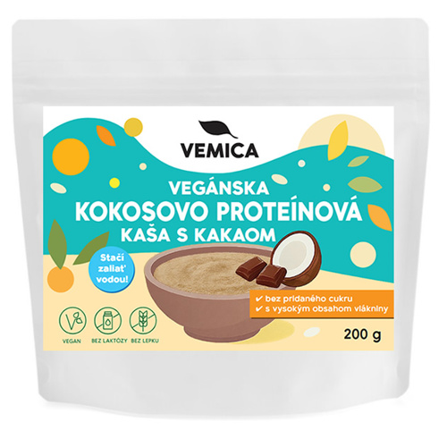 Kokosovo proteínová kaša + kakao /200g